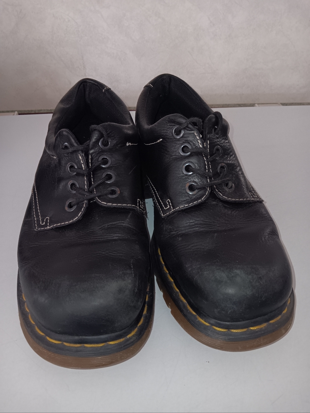Dr. Martens Air Cushion Sole Oxford Black Leather Shoes Casual Men's size 12